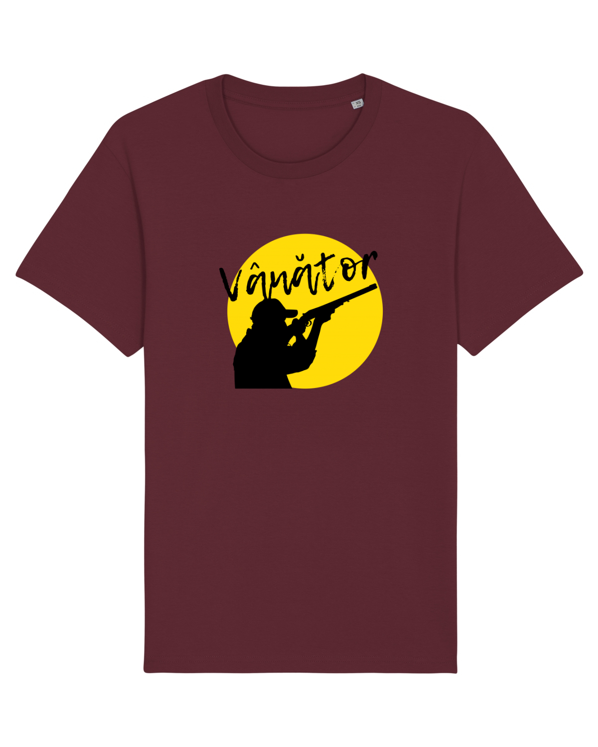 Tricou mânecă scurtă Unisex Rocker Burgundy