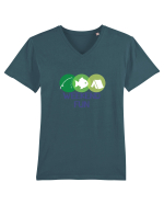 Weekend fun - pescar Tricou mânecă scurtă guler V Bărbat Presenter