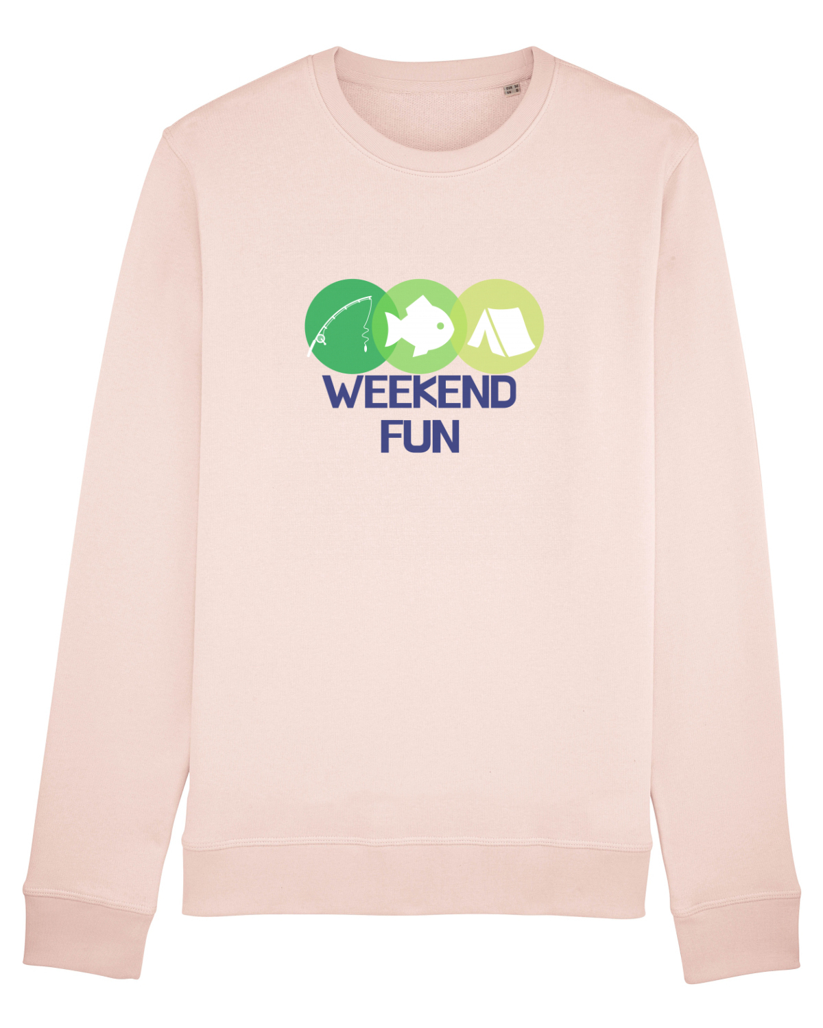 Bluză mânecă lungă Unisex Rise Candy Pink