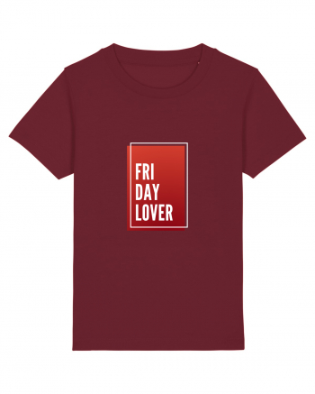 Friday Lover Burgundy