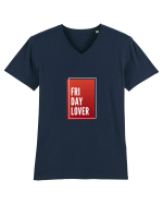Friday Lover Tricou mânecă scurtă guler V Bărbat Presenter