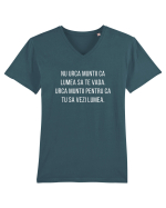 Urca Muntii Tricou mânecă scurtă guler V Bărbat Presenter