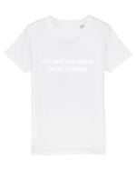 Nu toti raman oameni. Tricou mânecă scurtă  Copii Mini Creator