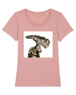 Xenomorph Tricou mânecă scurtă guler larg fitted Damă Expresser