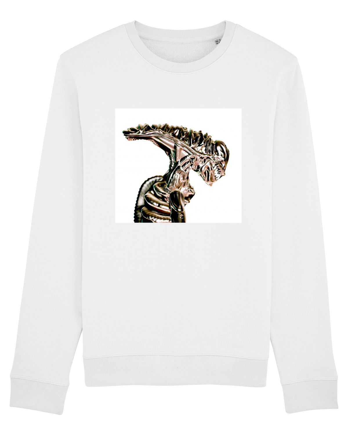 Bluză mânecă lungă Unisex Rise White