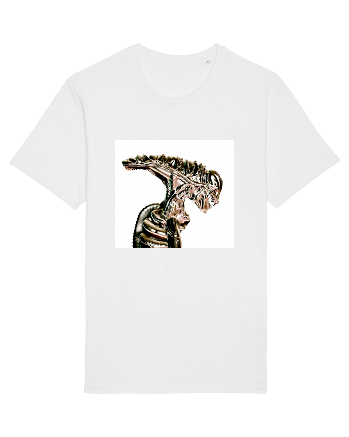 Tricou mânecă scurtă Unisex Rocker White