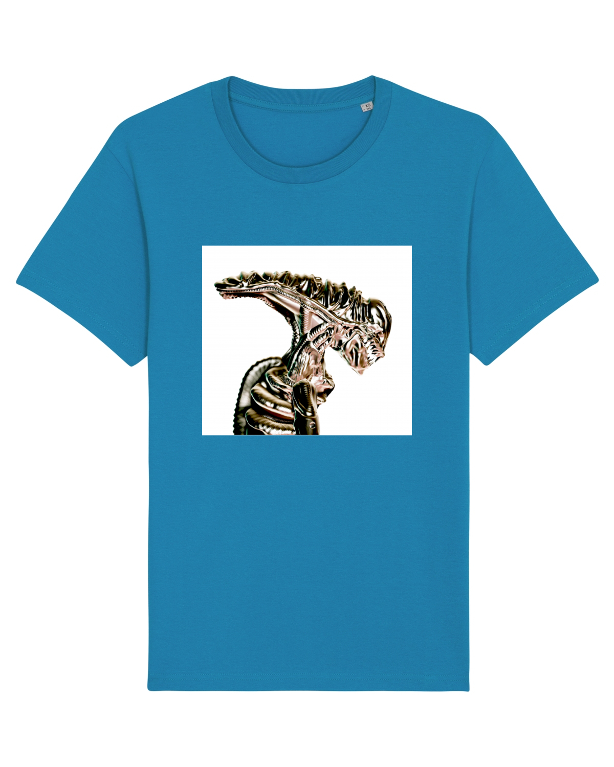 Tricou mânecă scurtă Unisex Rocker Azur
