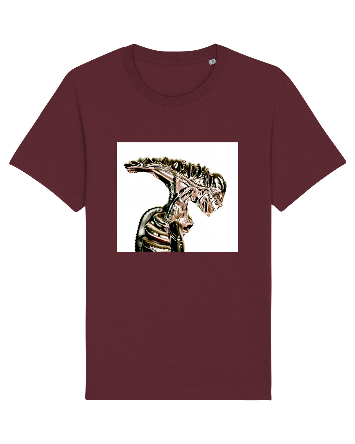 Tricou mânecă scurtă Unisex Rocker Burgundy