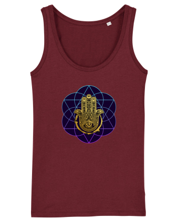 Hamsa Hand Burgundy