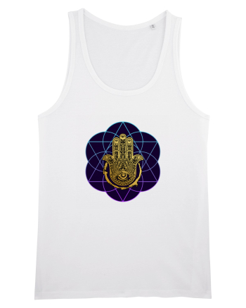 Hamsa Hand White