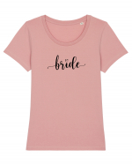 BRIDE Tricou mânecă scurtă guler larg fitted Damă Expresser