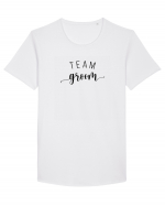 Team Groom Tricou mânecă scurtă guler larg Bărbat Skater