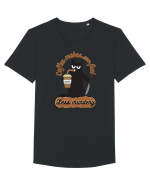  Pentru iubitorii de cafea  Tricou mânecă scurtă guler larg Bărbat Skater