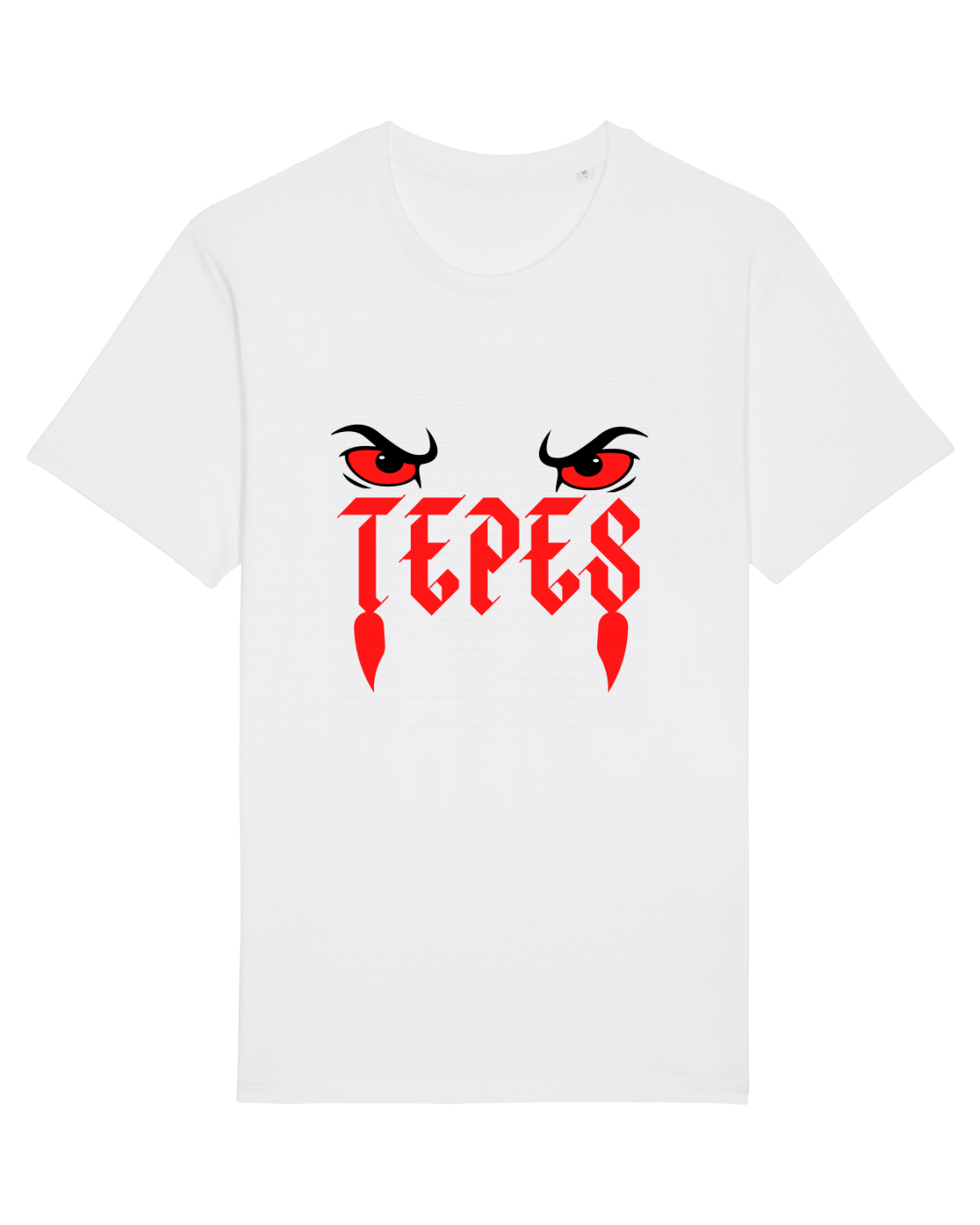 Tricou mânecă scurtă Unisex Rocker White