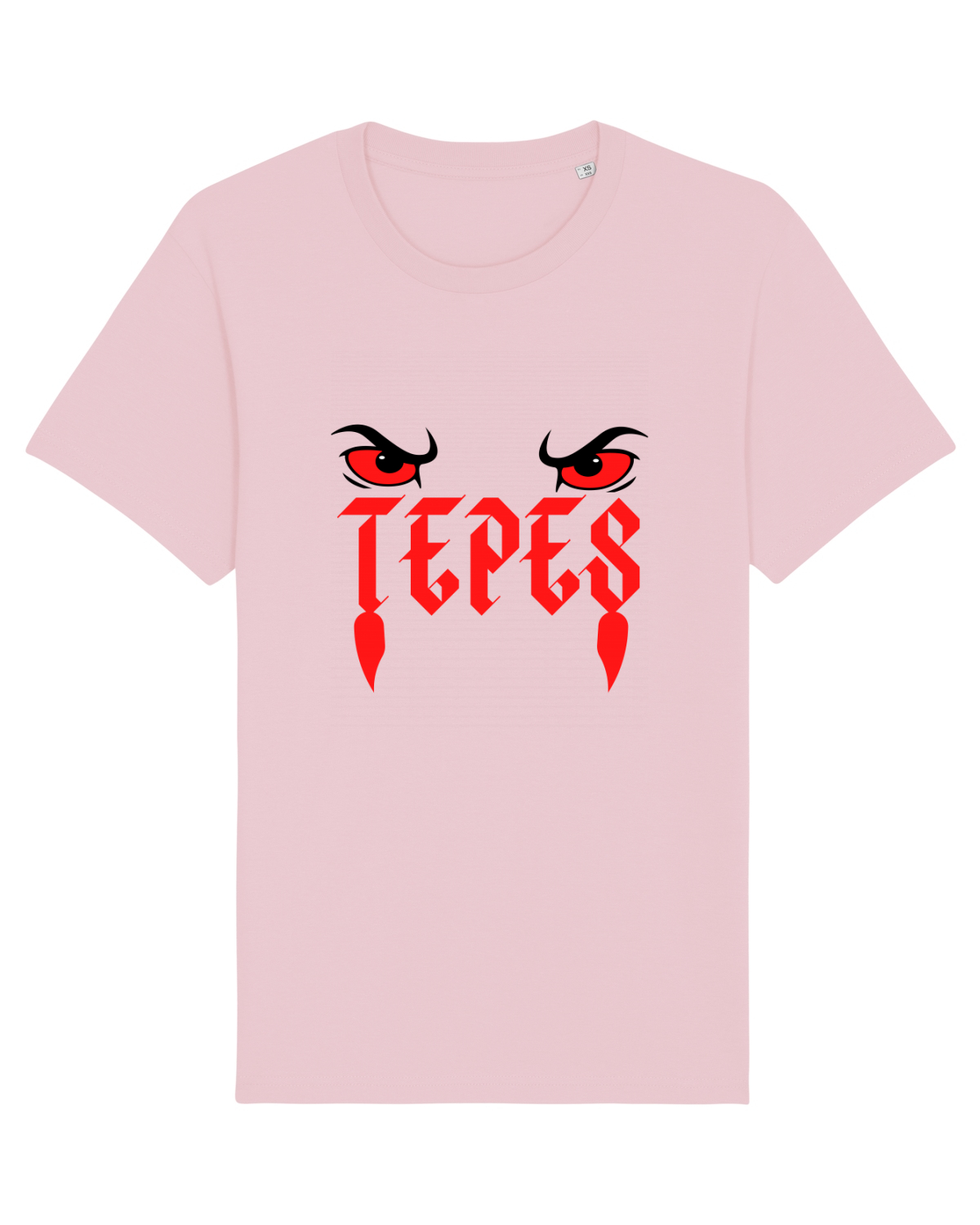 Tricou mânecă scurtă Unisex Rocker Cotton Pink