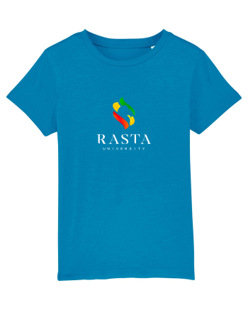 Rasta University Lion Logo Azur