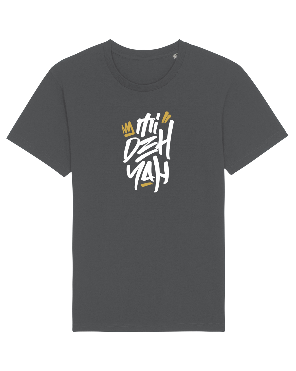 Tricou mânecă scurtă Unisex Rocker Anthracite