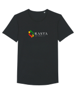 Rasta University Lion Logo Tricou mânecă scurtă guler larg Bărbat Skater