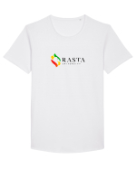 Rasta University Lion Logo Tricou mânecă scurtă guler larg Bărbat Skater