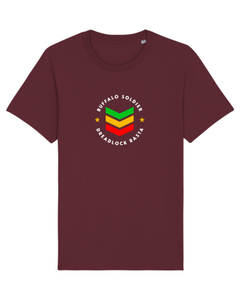 Buffalo Soldier Dreadlock Rasta Burgundy