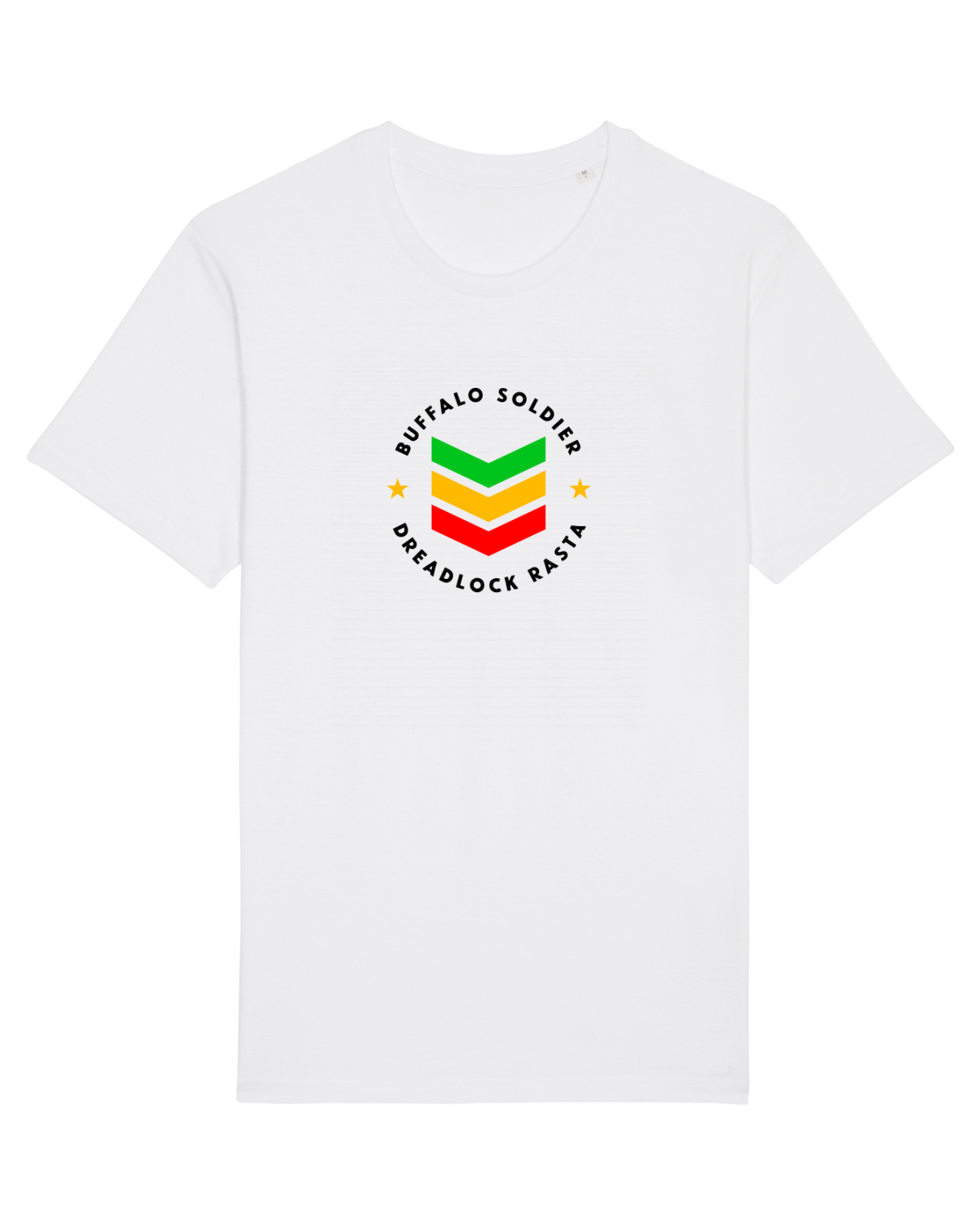 Tricou mânecă scurtă Unisex Rocker White