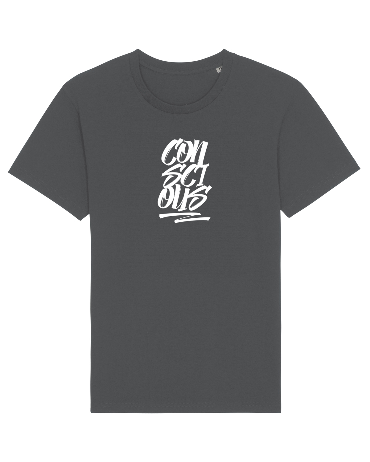 Tricou mânecă scurtă Unisex Rocker Anthracite