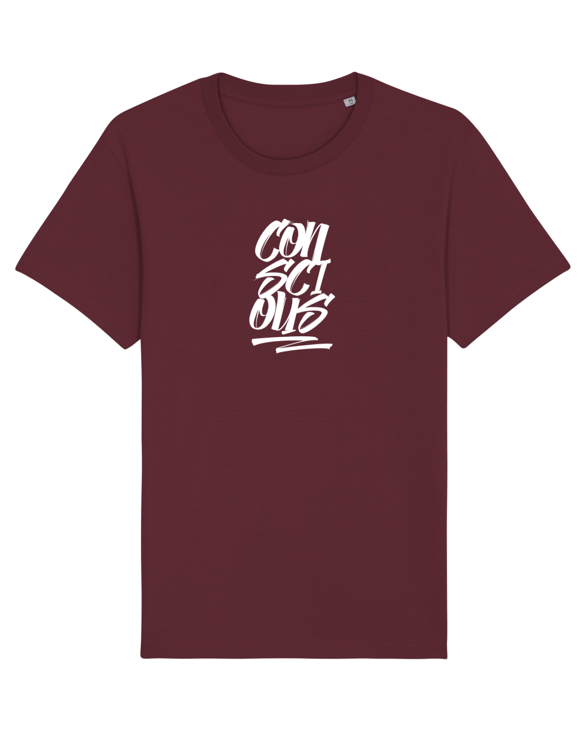 Tricou mânecă scurtă Unisex Rocker Burgundy