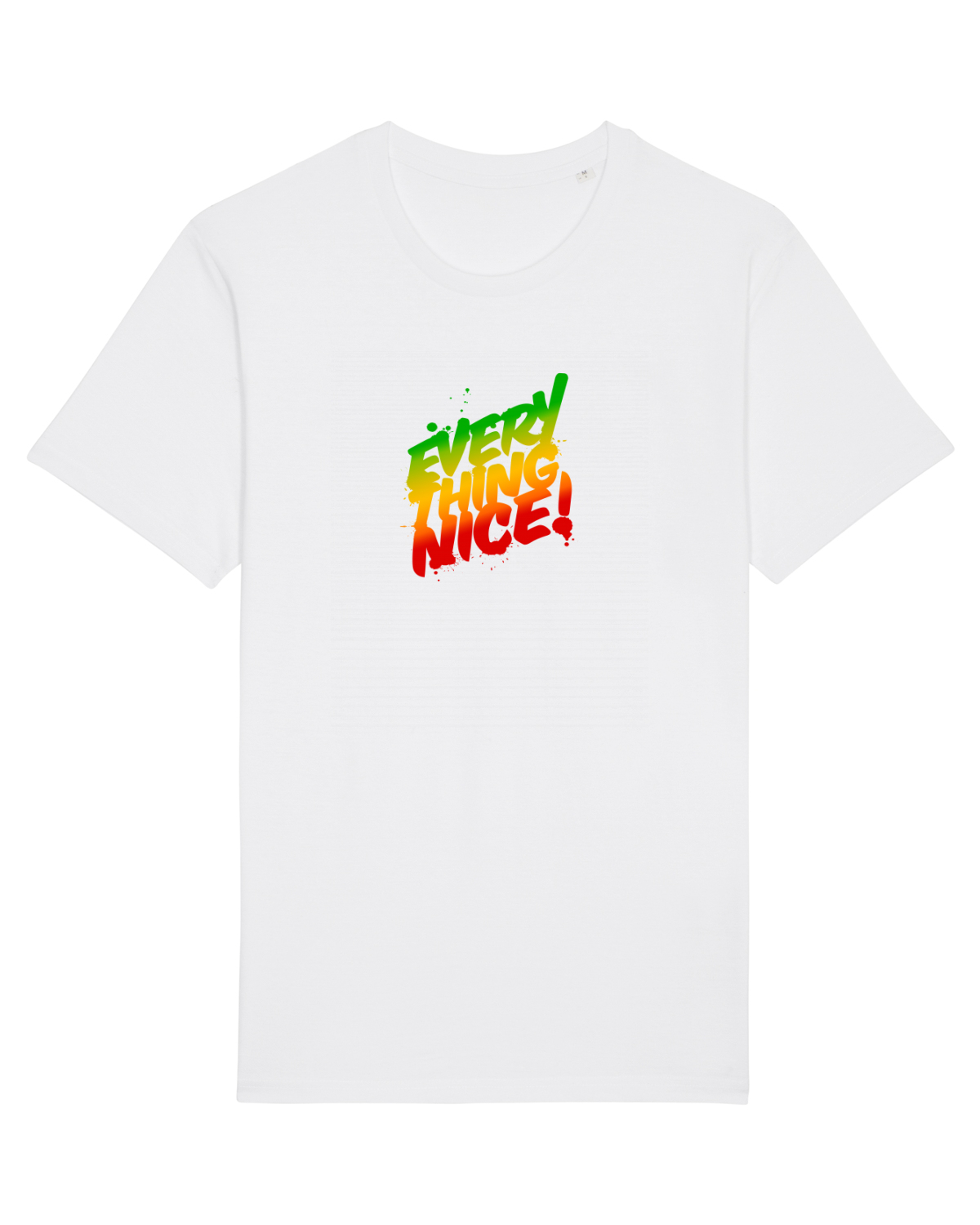 Tricou mânecă scurtă Unisex Rocker White