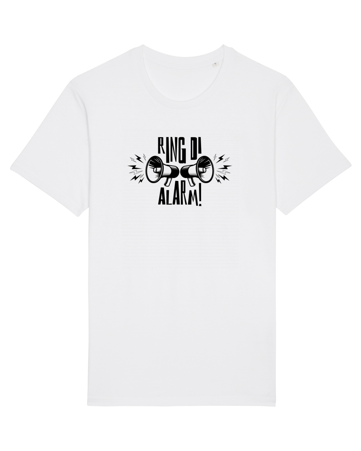 Tricou mânecă scurtă Unisex Rocker White