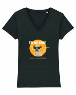 Boss dog Tricou mânecă scurtă guler V Damă Evoker