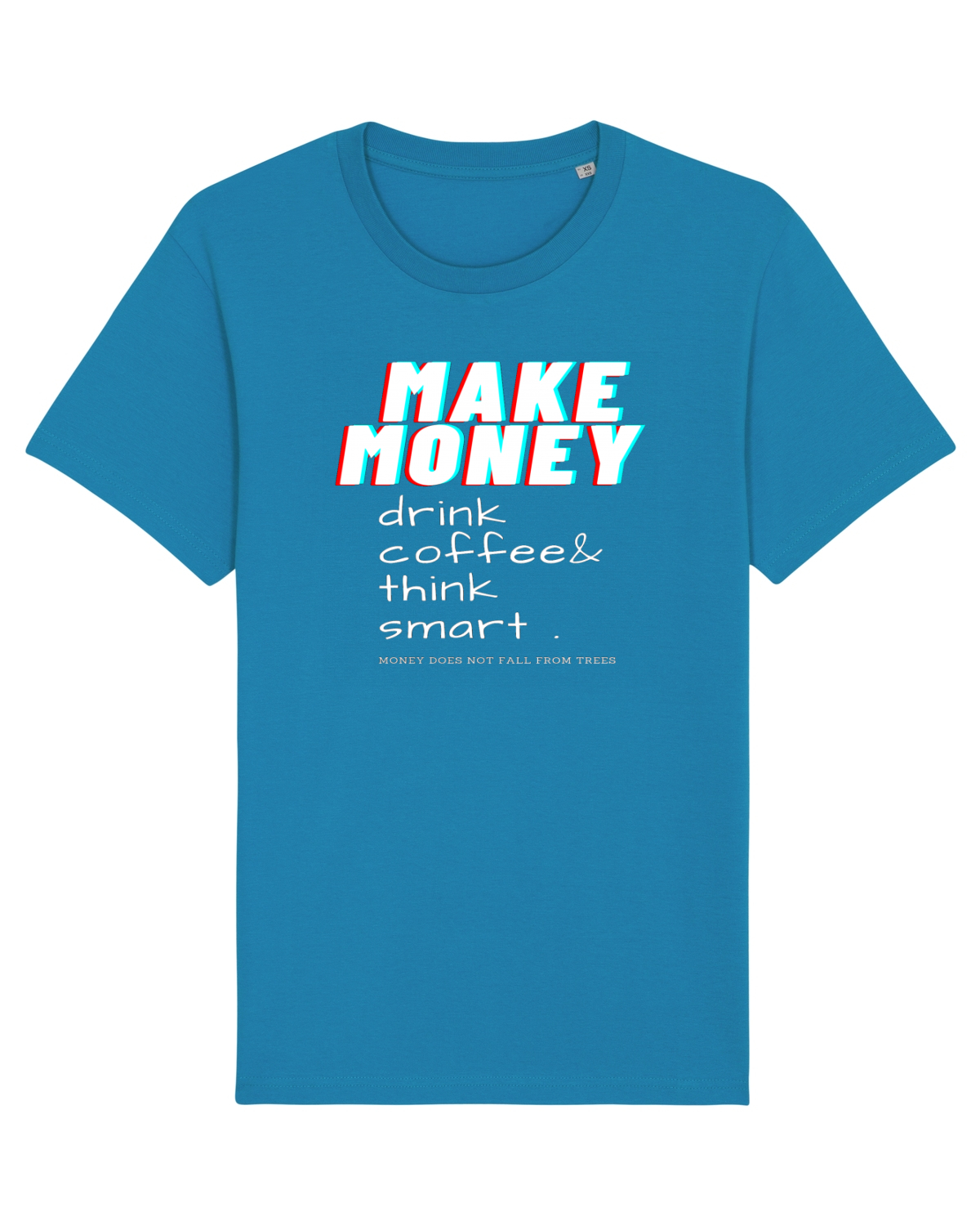 Tricou mânecă scurtă Unisex Rocker Azur