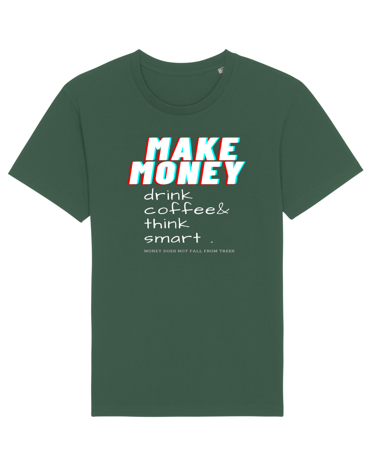 Tricou mânecă scurtă Unisex Rocker Bottle Green