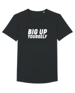 Big Up Yourself Tricou mânecă scurtă guler larg Bărbat Skater