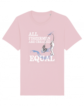 All Fishermen Are Created Equal Cotton Pink
