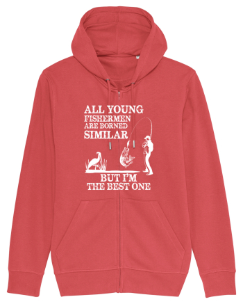 All Young Fishermen Are Borned Similar Carmine Red