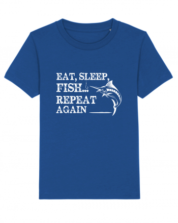 Eat Sleep Fish Repeat Majorelle Blue