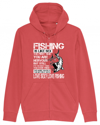 Fishing Is Like Sex Carmine Red