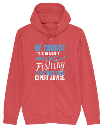 I Talk To Myself When I'm Fishing Carmine Red