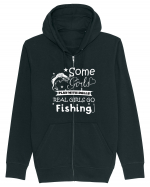 Some Girls Play With Dolls Real girls Go Fishing Hanorac cu fermoar Unisex Connector