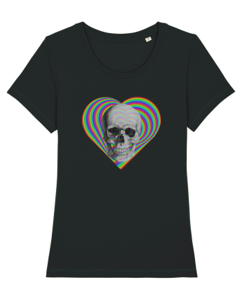 Psychedelic Skull Black
