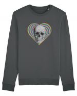 Psychedelic Skull Bluză mânecă lungă Unisex Rise