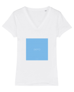 Aero Tricou mânecă scurtă guler V Damă Evoker