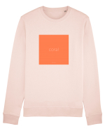 Coral Bluză mânecă lungă Unisex Rise