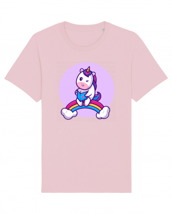 Unicornul care citeste Cotton Pink