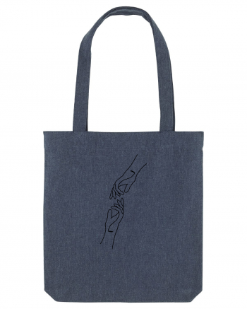 Reaching Hands Midnight Blue
