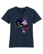 Skull Tricou mânecă scurtă guler V Bărbat Presenter