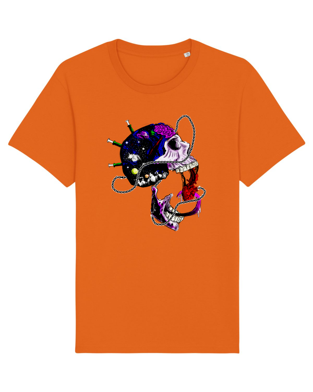 Tricou mânecă scurtă Unisex Rocker Bright Orange