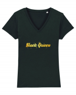 Black Queen Tricou mânecă scurtă guler V Damă Evoker