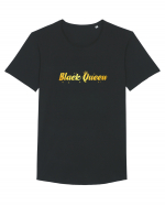 Black Queen Tricou mânecă scurtă guler larg Bărbat Skater