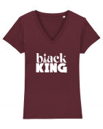 Black King Tricou mânecă scurtă guler V Damă Evoker